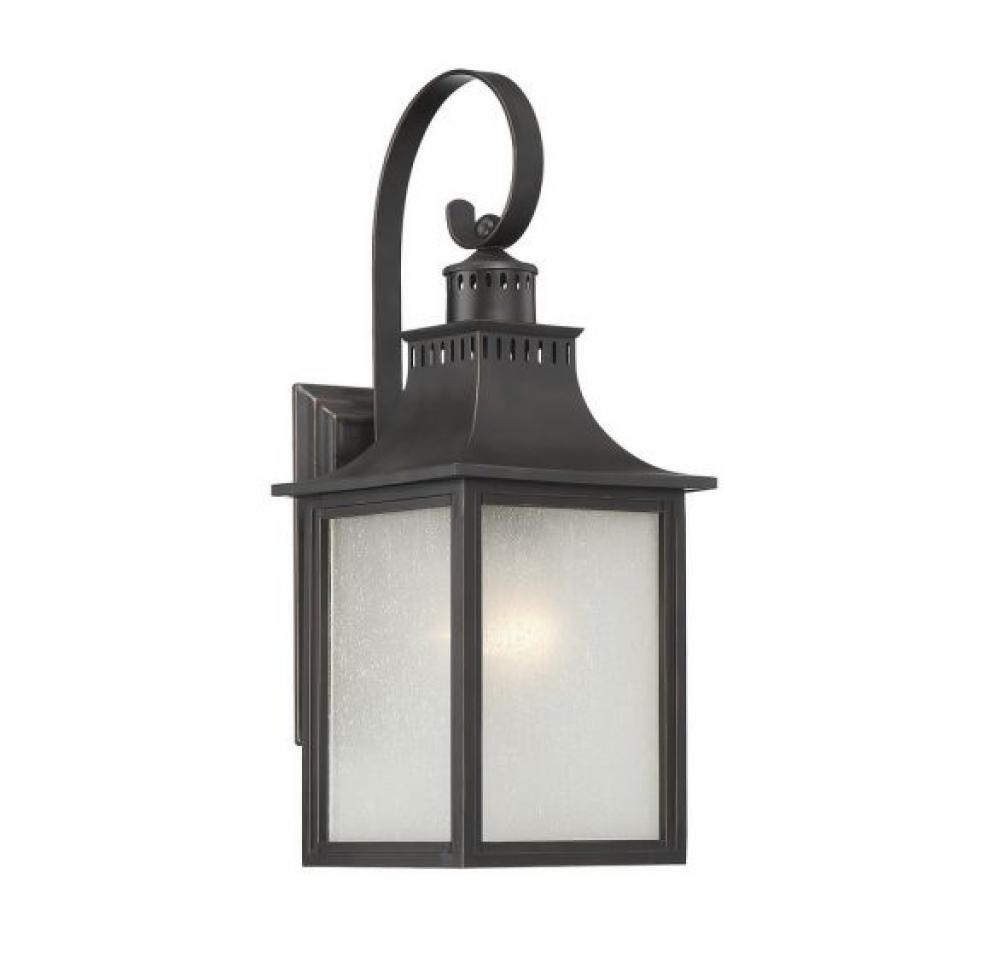 Monte Grande 1-Light Outdoor Wall Lantern in Slate