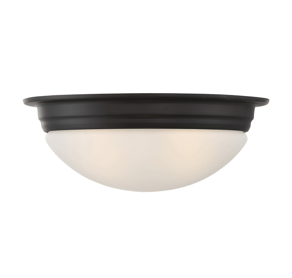 2-Light Ceiling Light in English Bronze