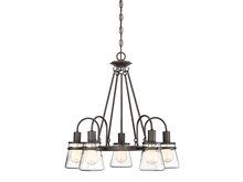 Savoy House 1-3501-5-13 - Portsmouth 5-Light Outdoor Oval Chandelier in English Bronze