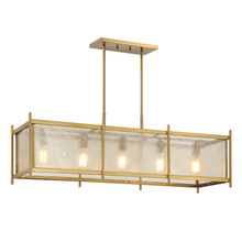 Savoy House 1-3802-5-322 - Jacobs 5-Light Linear Chandelier in Warm Brass