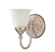 Savoy House 1062-1-SN - Brunswick 1-light Bathroom Vanity Light In Satin Nickel