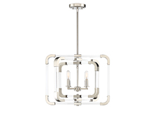 Savoy House 6-1662-4-109 - Rotterdam 4-Light Convertible Semi-Flush or Pendant in Polished Nickel