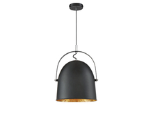 Savoy House 7-15000-1-126 - Cypress 1-Light Pendant in Black with Gold Leaf