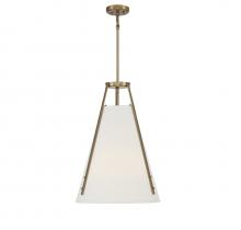 Savoy House 7-2521-4-322 - Newport 4-Light Pendant in Warm Brass