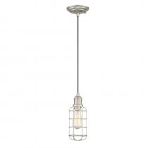 Savoy House 7-4133-1-SN - Vintage 1-Light Mini-Pendant in Satin Nickel