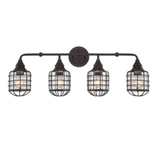 Savoy House 8-575-4-13 - Connell 4-Light Bathroom Vanity Light in English Bronze