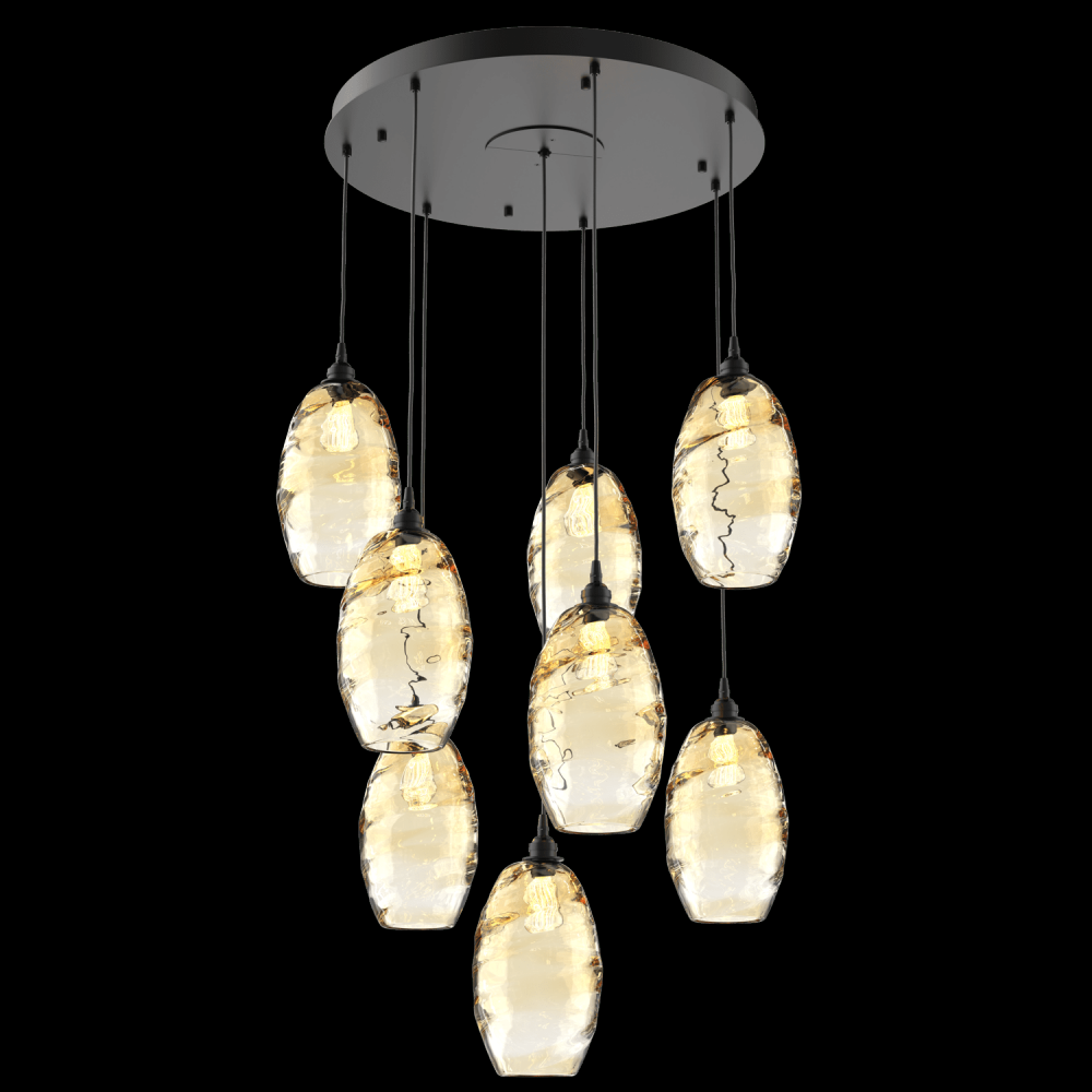 Ellisse Round 8pc Multi-Pendant