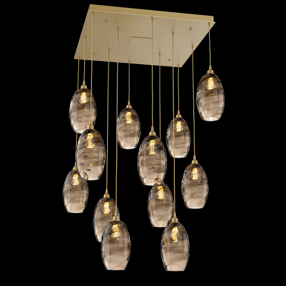 Ellisse Square 12pc Multi-Pendant