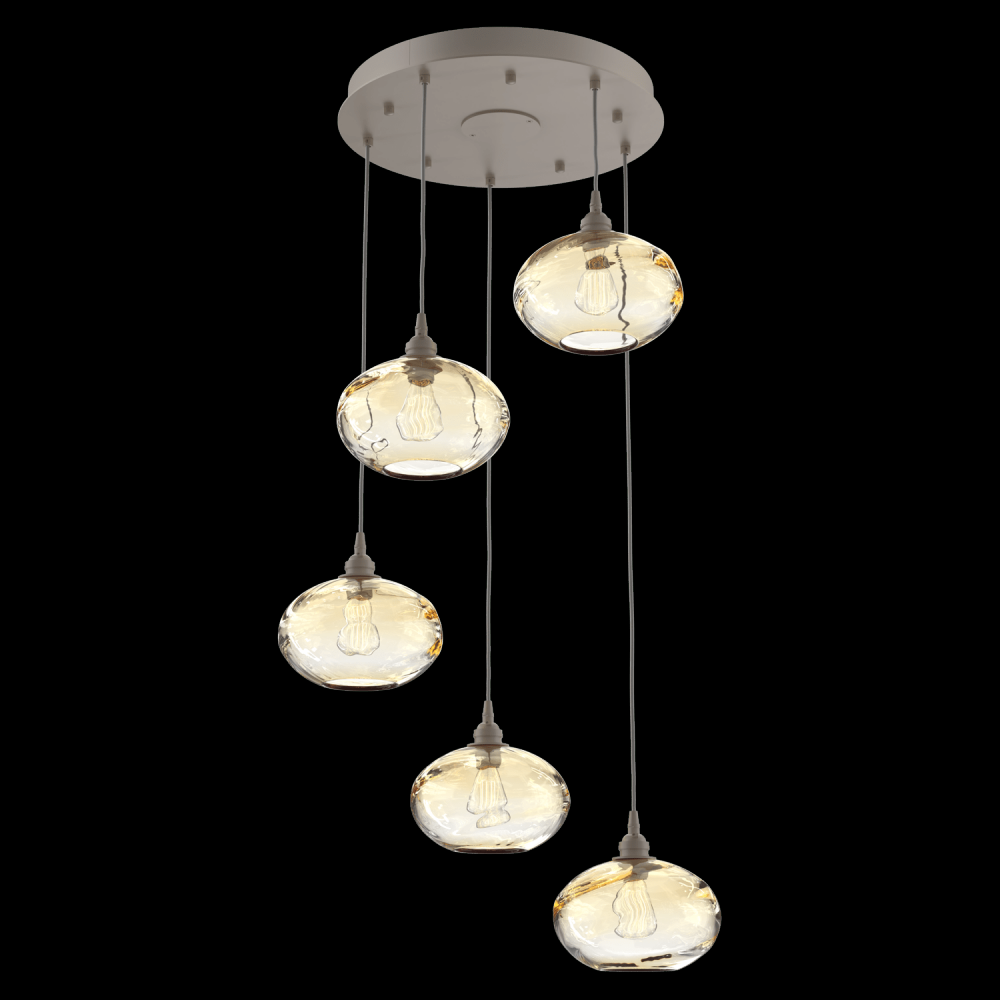 Coppa Round 5pc Multi-Pendant