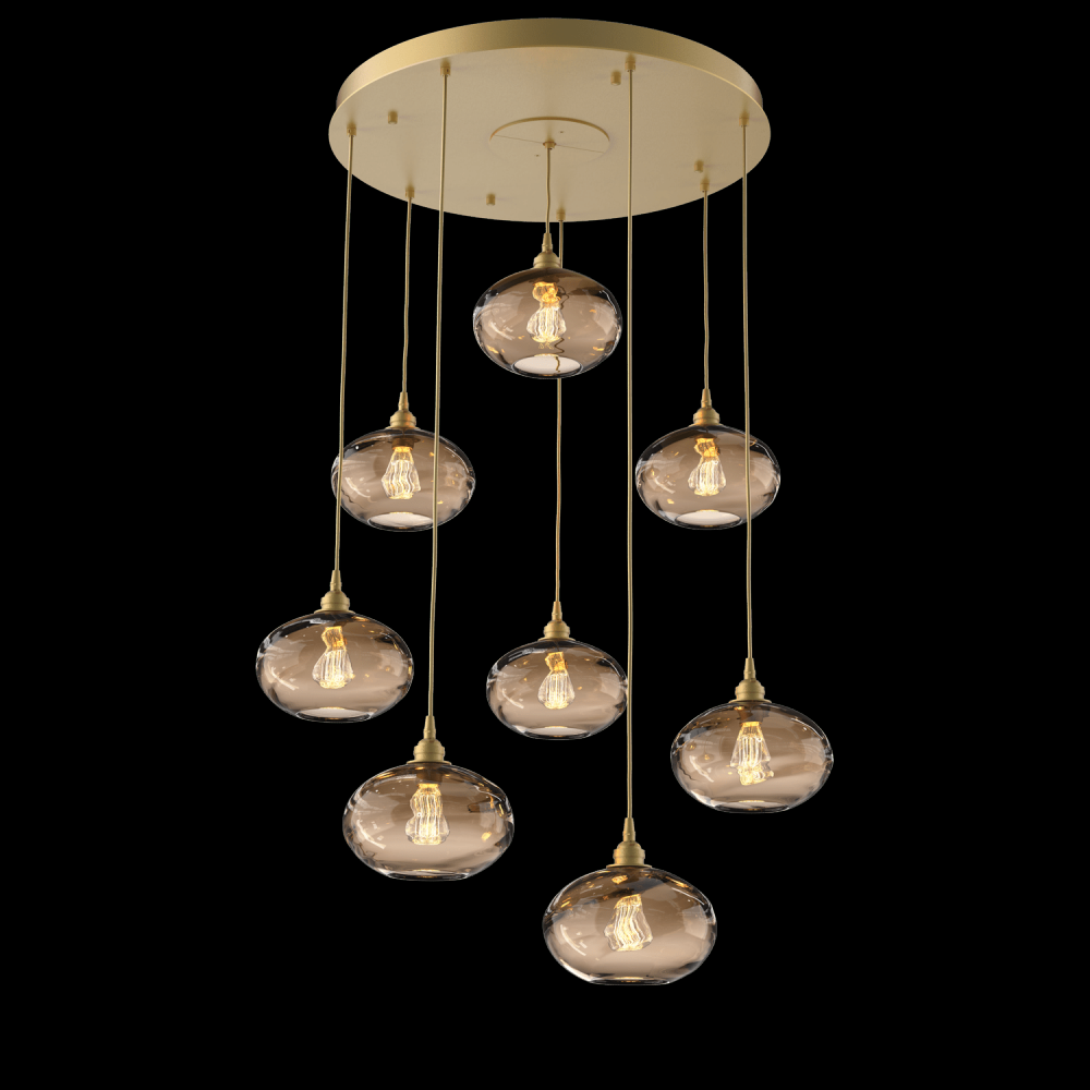 Coppa Round 8pc Multi-Pendant