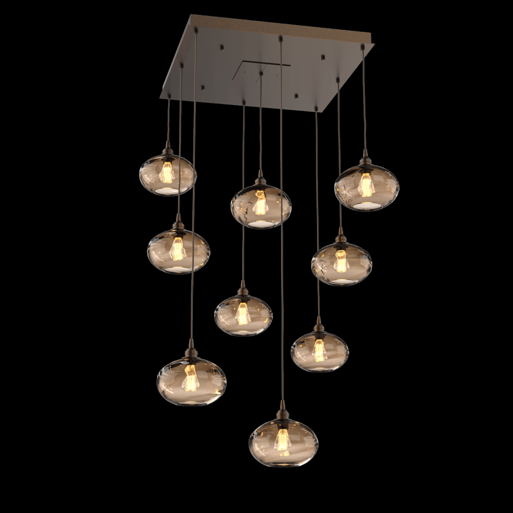 Coppa Square 9pc Multi-Pendant