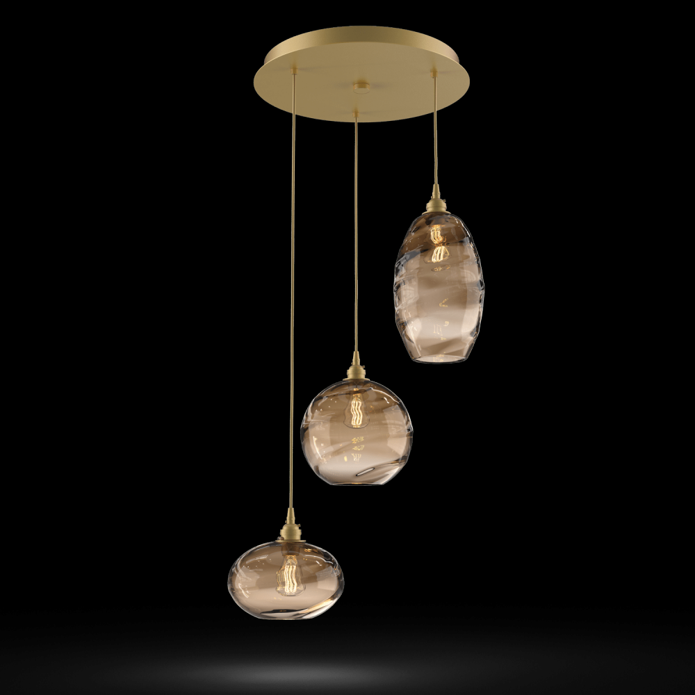 Misto Round 3pc Multi-Pendant