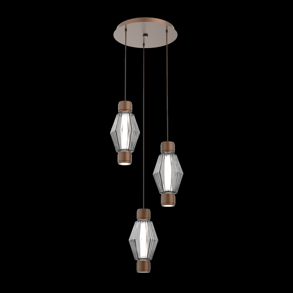 Mandrel Round 3pc Multi-Pendant - Aalto