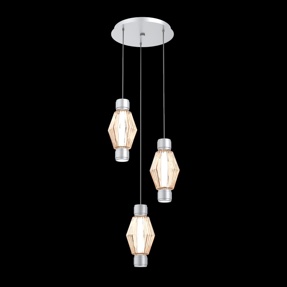 Mandrel Round 3pc Multi-Pendant - Aalto