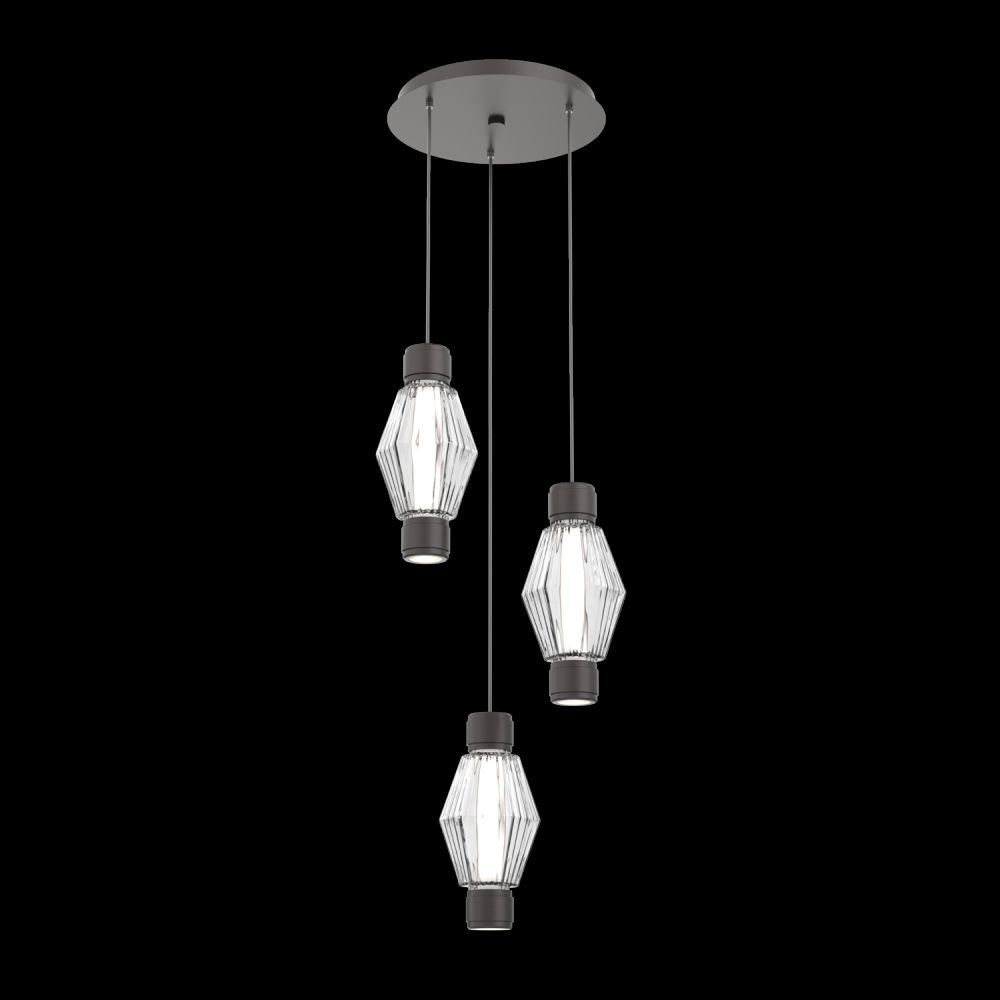 Mandrel Round 3pc Multi-Pendant - Aalto