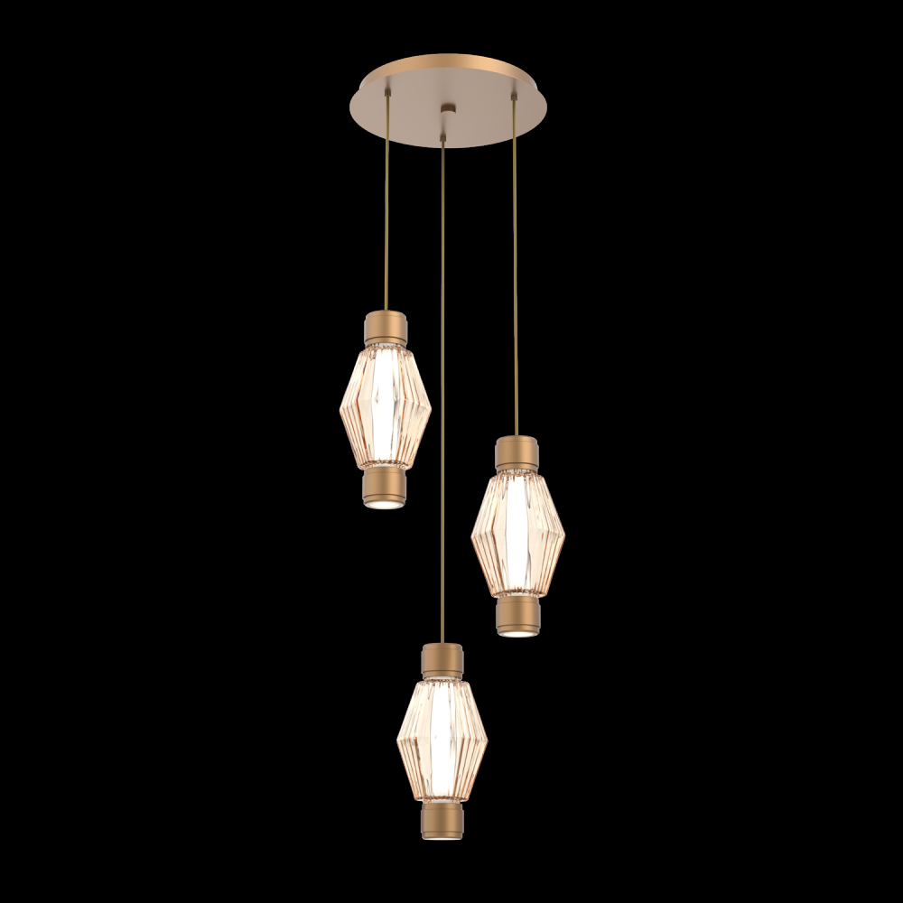 Mandrel Round 3pc Multi-Pendant - Aalto