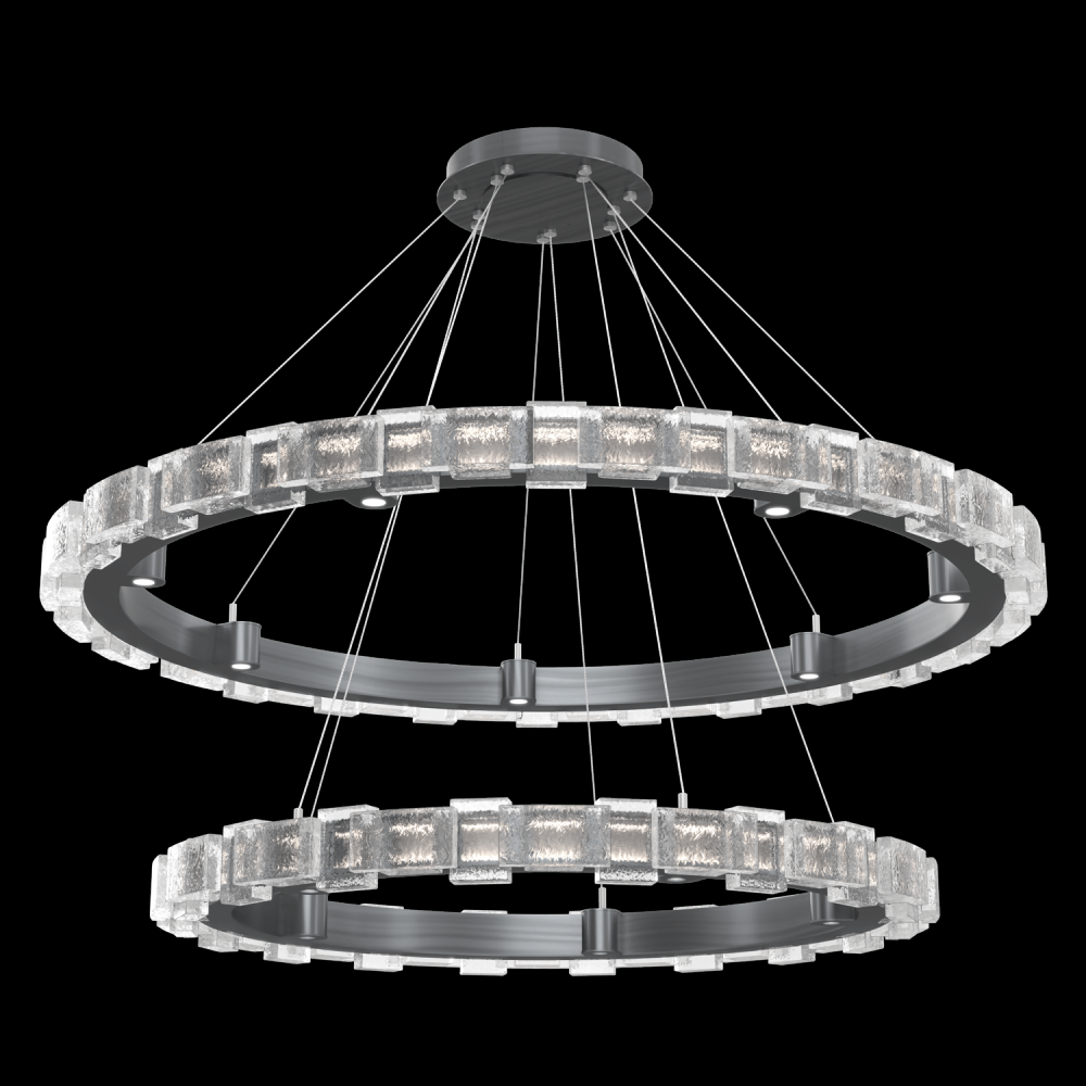 Tessera 38" & 50" Two-Tier Ring-Gunmetal