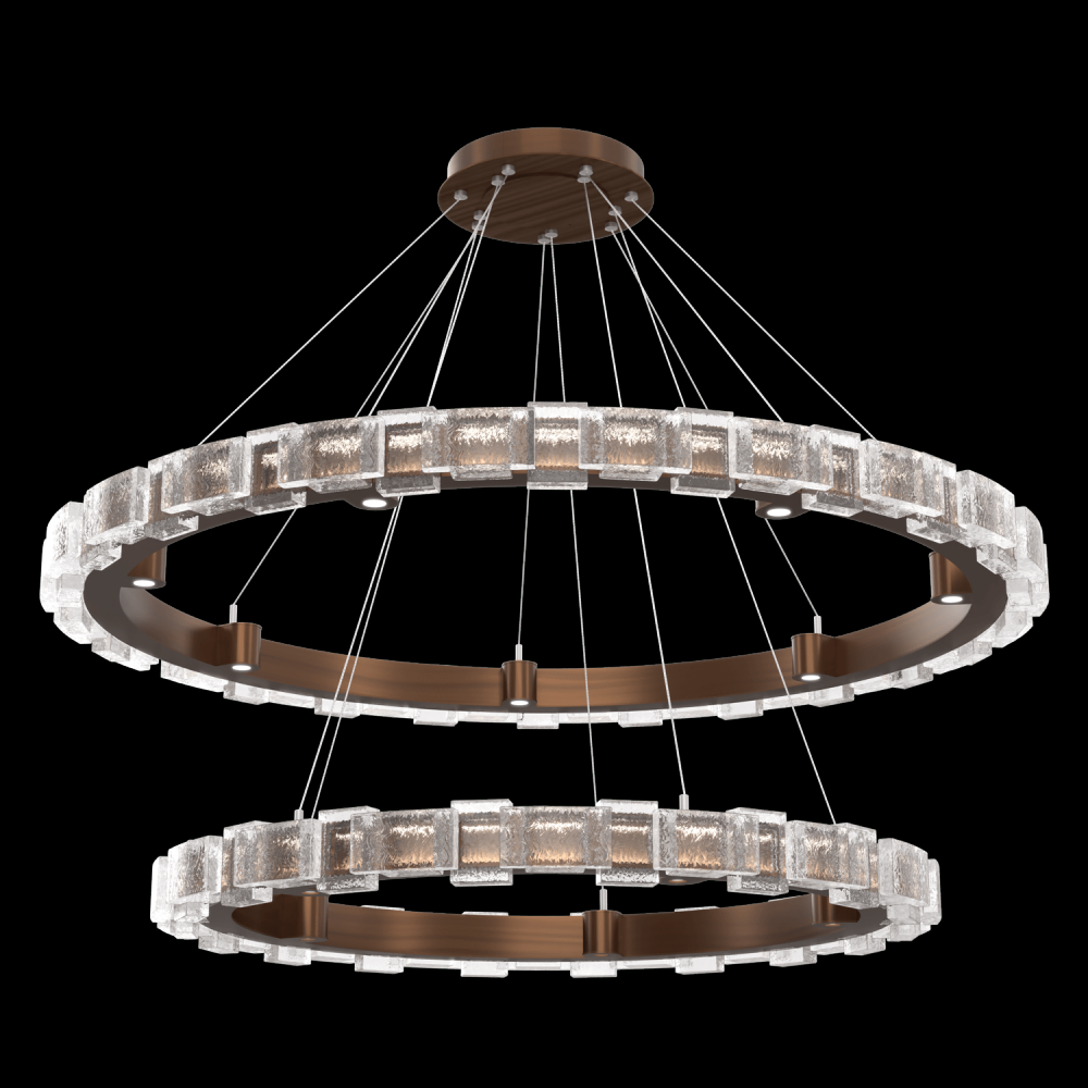 Tessera 38" & 50" Two-Tier Ring-Oil Rubbed Bronze