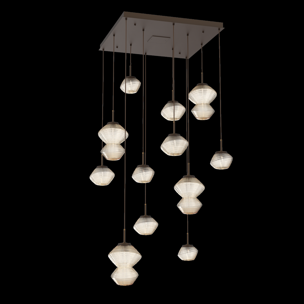 Mesa Square 12pc Multi-Pendant