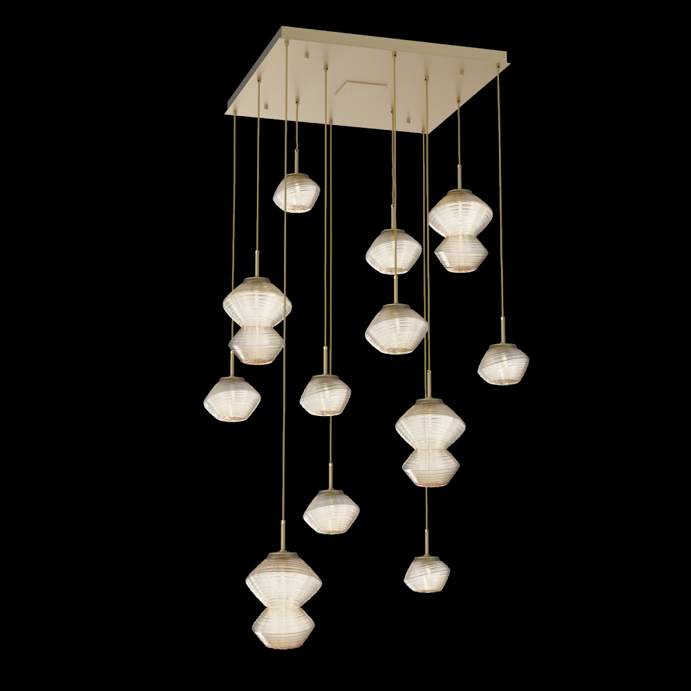 Mesa Square 12pc Multi-Pendant