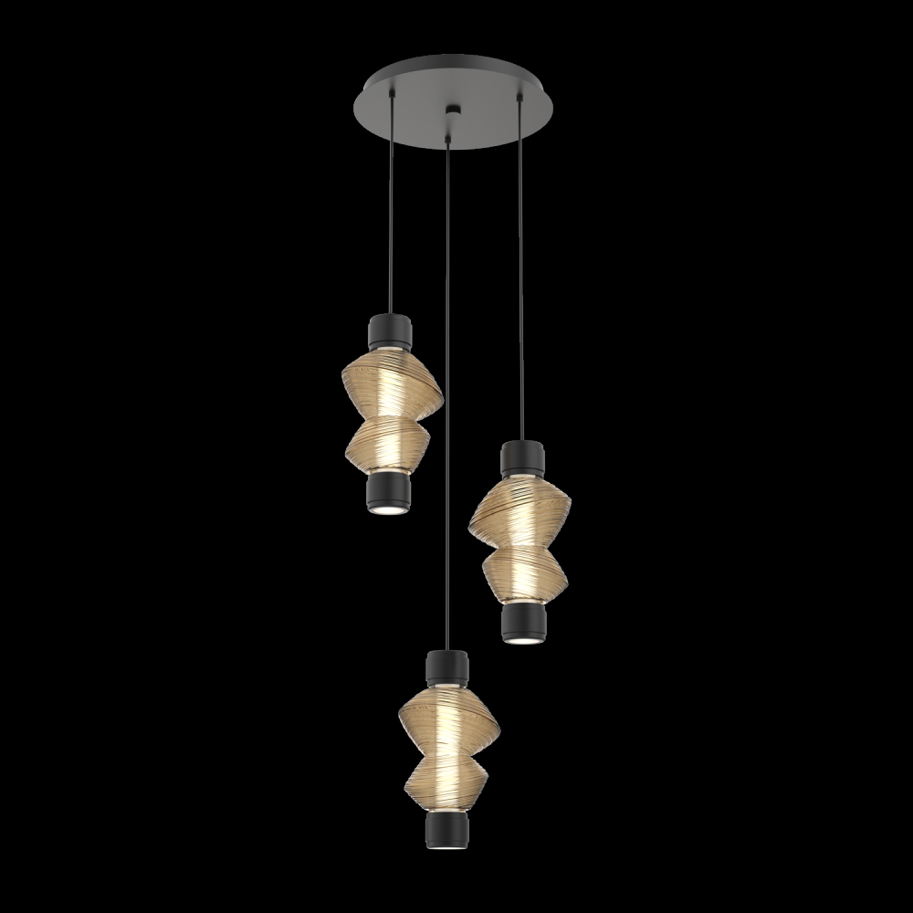 Mandrel Round 3pc Multi-Pendant - Mesa