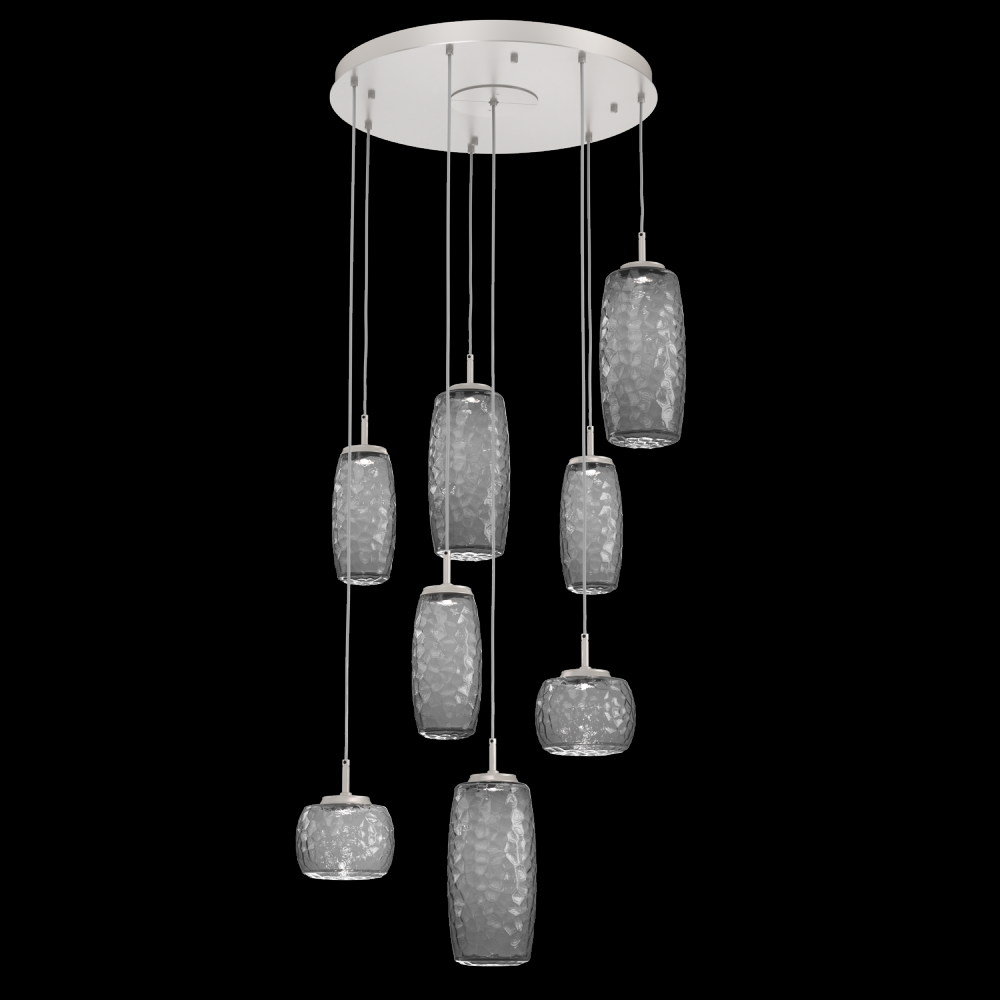 Vessel Round 8pc Multi-Pendant