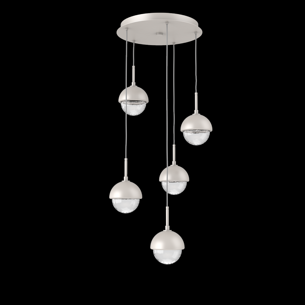 Cabochon Round Pendant Chandelier