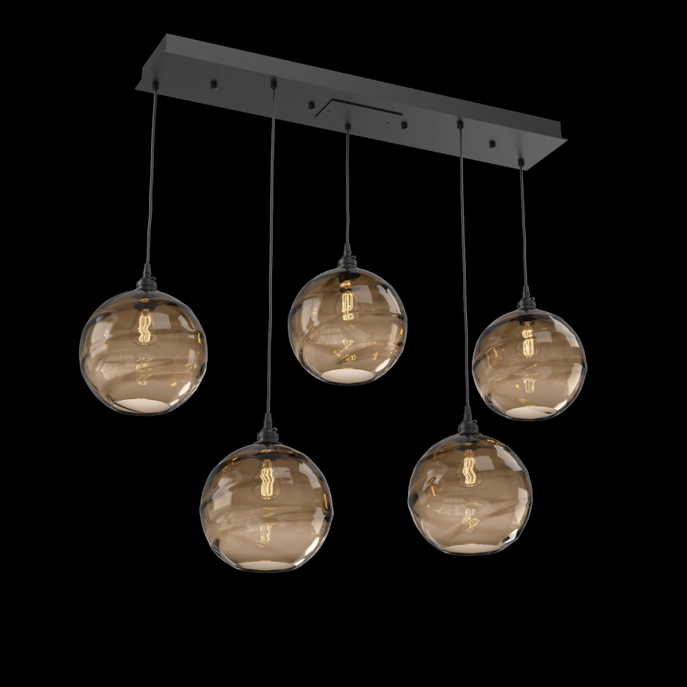 Terra Linear 5pc Multi-Pendant