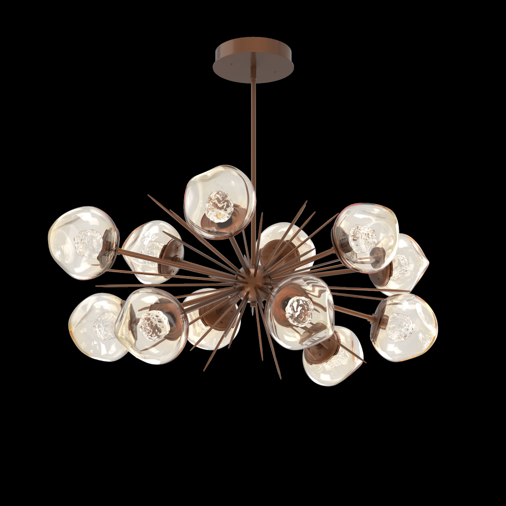 Luna Oval Starburst Chandelier