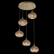 Hammerton CHB0036-05-GB-OB-C01-E2 - Coppa Round 5pc Multi-Pendant