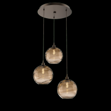 Hammerton CHB0047-03-FB-OB-C01-E2 - Terra Round 3pc Multi-Pendant