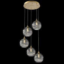 Hammerton CHB0047-05-GB-OS-C01-E2 - Terra Round 5pc Multi-Pendant