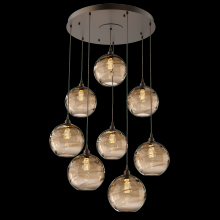 Hammerton CHB0047-08-FB-OB-C01-E2 - Terra Round 8pc Multi-Pendant