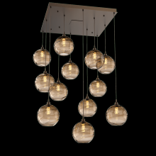 Hammerton CHB0047-12-FB-OB-C01-E2 - Terra Square 12pc Multi-Pendant