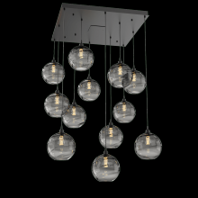 Hammerton CHB0047-12-MB-OS-C01-E2 - Terra Square 12pc Multi-Pendant