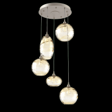 Hammerton CHB0048-05-BS-OA-C01-E2 - Misto Round 5pc Multi-Pendant