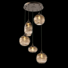 Hammerton CHB0048-05-FB-OB-C01-E2 - Misto Round 5pc Multi-Pendant