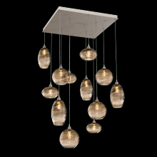 Hammerton CHB0048-12-BS-OB-C01-E2 - Misto Square 12pc Multi-Pendant