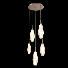 Hammerton CHB0049-05-BB-RA-C01-L1 - Aalto Round 5pc Multi-Pendant