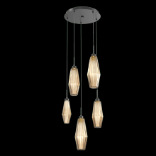 Hammerton CHB0049-05-MB-RB-C01-L3 - Aalto Round 5pc Multi-Pendant