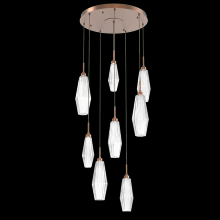 Hammerton CHB0049-08-BB-RC-C01-L1 - Aalto Round 8pc Multi-Pendant