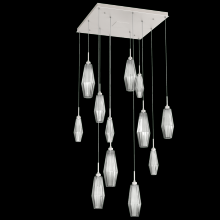 Hammerton CHB0049-12-BS-RS-C01-L1 - Aalto Square 12pc Multi-Pendant