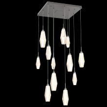 Hammerton CHB0049-12-GP-RA-C01-L1 - Aalto Square 12pc Multi-Pendant