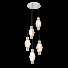 Hammerton CHB0049-D5-CS-RA-C01-L3 - Mandrel Round 5pc Multi-Pendant - Aalto