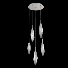 Hammerton CHB0050-05-BS-CS-C01-L3-RTS - Rock Crystal Round Pendant Chandelier - Quick Ship