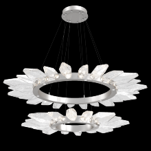 Hammerton CHB0050-2T-BS-CC-CA1-L1 - Rock Crystal Two-Tier Radial Ring