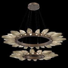 Hammerton CHB0050-2T-FB-CB-CA1-L3 - Rock Crystal Two-Tier Radial Ring