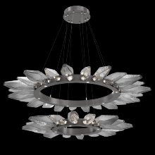 Hammerton CHB0050-2T-GP-CS-CA1-L1 - Rock Crystal Two-Tier Radial Ring