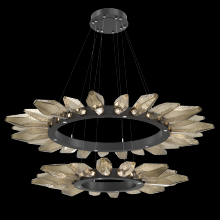 Hammerton CHB0050-2T-MB-CB-CA1-L3 - Rock Crystal Two-Tier Radial Ring