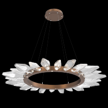 Hammerton CHB0050-56-BB-CC-CA1-L1 - Rock Crystal Radial Ring - 56